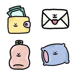 [LINE絵文字] Cutie crayon emojiの画像