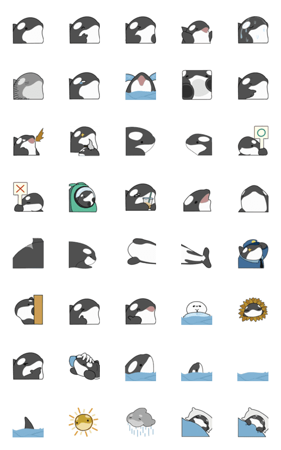 [LINE絵文字]Orca Tony (emote)の画像一覧