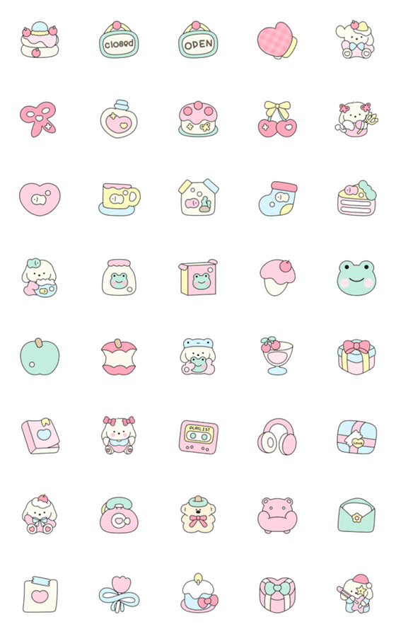 [LINE絵文字]Everything is cute_の画像一覧