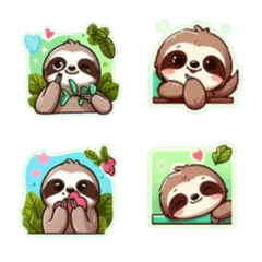 [LINE絵文字] Sloth Series-AIGCの画像