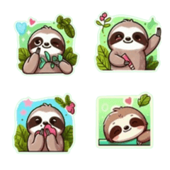 [LINE絵文字] Sloth Series 01 AIGCの画像