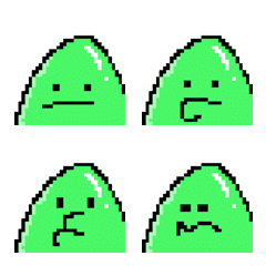 [LINE絵文字] Look like slimeの画像