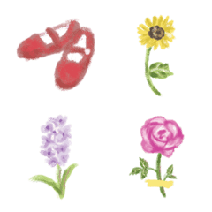 [LINE絵文字] Mary Jane ＆ Flowersの画像