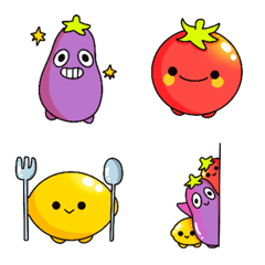 [LINE絵文字] little vegetable gangの画像