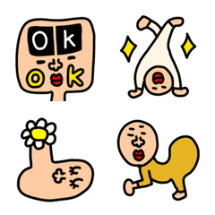 [LINE絵文字] riekimの変な絵文字の画像