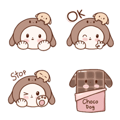 [LINE絵文字] Chocco dogの画像