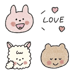 [LINE絵文字] 落ち着いた♡動物の画像