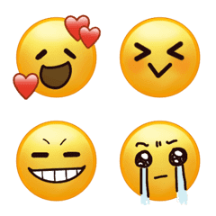 [LINE絵文字] 顔文字 EMOJI 3の画像