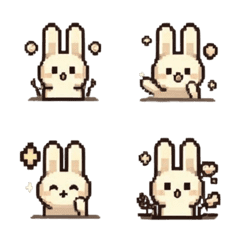 [LINE絵文字] AIGC Rabbit Emojiの画像