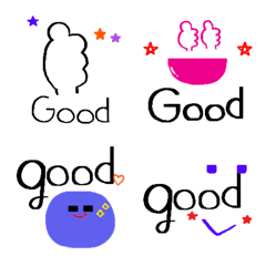 [LINE絵文字] good◎の画像