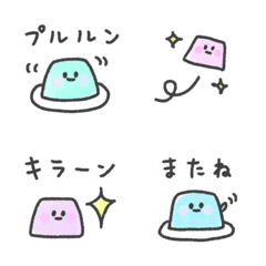 [LINE絵文字] プルプルゼリーの画像