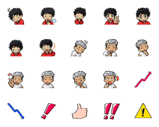 [LINE絵文字]TEAM IPPONSUGI2の画像一覧