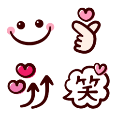 [LINE絵文字] 【動く】大人かわいい♡シンプル絵文字の画像