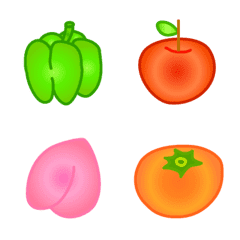 [LINE絵文字] Farm produce Emonji (color)の画像