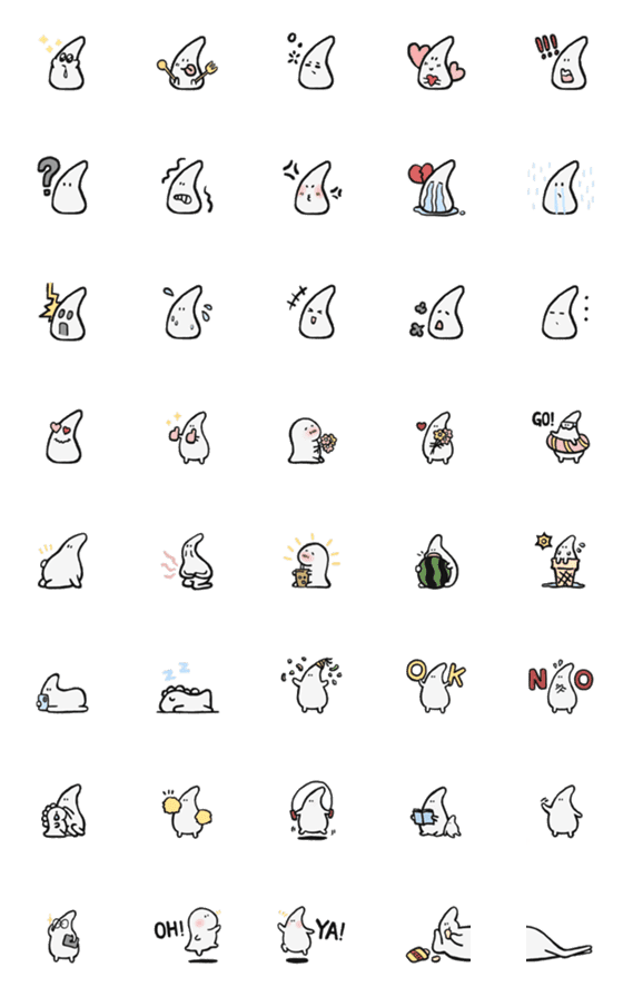 [LINE絵文字]TianBuLa emoticonの画像一覧