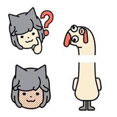 [LINE絵文字] Kitty Girlfriendの画像