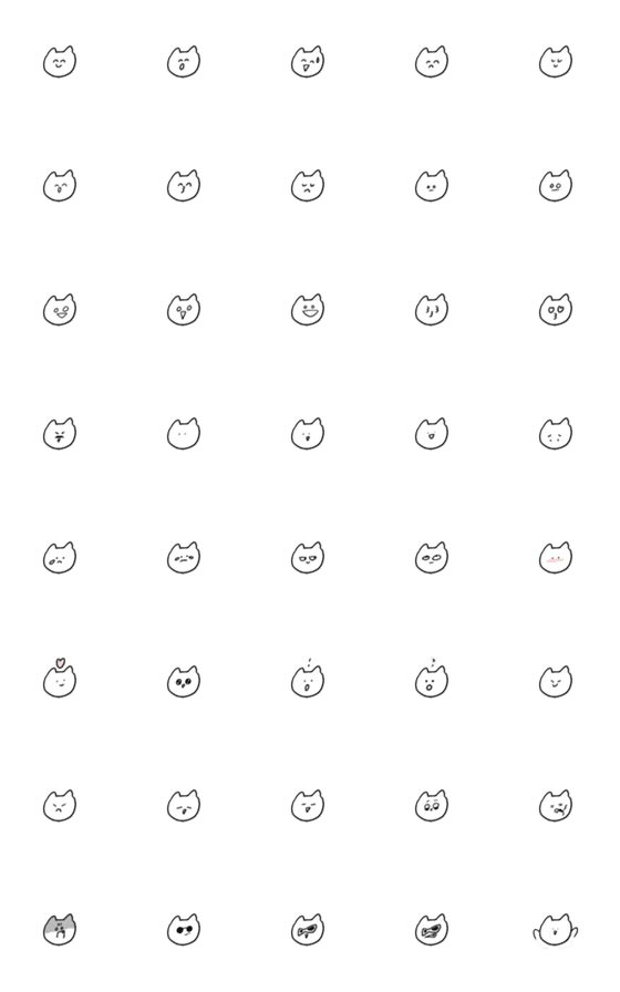 [LINE絵文字]O.OMeowMeowの画像一覧