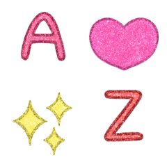 [LINE絵文字] bling bling letters 1の画像