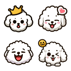 [LINE絵文字] Vision Flagship 106 - Bichon Friseの画像