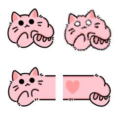 [LINE絵文字] Tofu cat flavorの画像