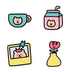 [LINE絵文字] CuteCute1 Emojiの画像