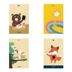 [LINE絵文字] Cute Lenormand cardsの画像