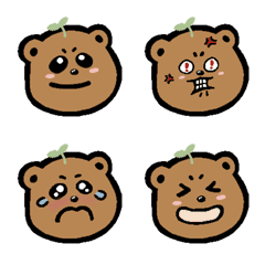 [LINE絵文字] Yezibear daily emoticonsの画像