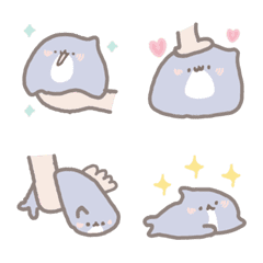 [LINE絵文字] Chubby Shark - Hands and Feet in Harmonyの画像