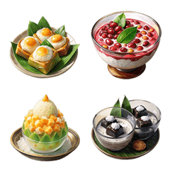 [LINE絵文字] Crave:Thai Dessert ＆ Snack(Emoji)Dukdik2の画像