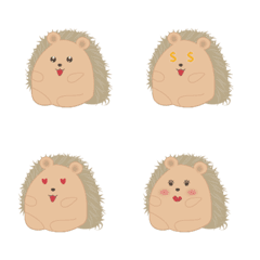 [LINE絵文字] The cutest hedgehogの画像