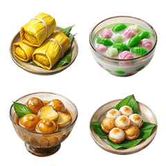 [LINE絵文字] Crave : Thai Desserts ＆ Snacks (Emoji)の画像