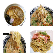 [LINE絵文字] ラーメン絵文字5の画像