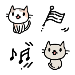 [LINE絵文字] kawaii にゃんこ！！4 絵文字の画像