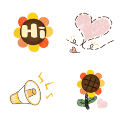 [LINE絵文字] Sunflower lifeの画像