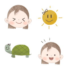 [LINE絵文字] kizahashi Ella's Emojiの画像