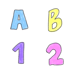 [LINE絵文字] A-Z colorful.の画像