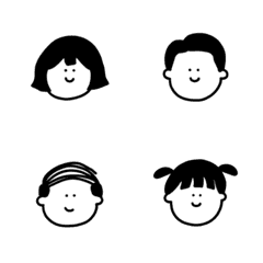 [LINE絵文字] variety of facesの画像