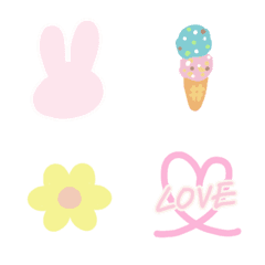 [LINE絵文字] KAWAII 絵文字のつもりの画像